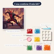 Eroe Mascherato con Katane – contenuto del kit