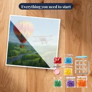 Hot Air Balloon and Vintage Plane – kit ready to start