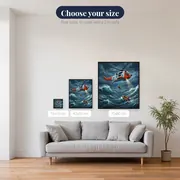Stormy Sea Helicopter Rescue – available sizes