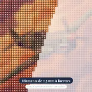 Avion à hélice dans un ciel dramatique – gros plan des diamants