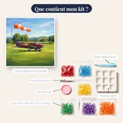 Petit Avion sur Piste Herbeuse – contenu du kit