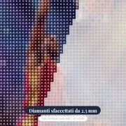 Schiacciata sotto i riflettori dell'arena – primo piano dei diamanti
