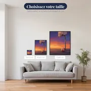 Ballon et panier au soleil couchant – tailles disponibles