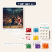 Packed Arena Dribble Break – kit contents