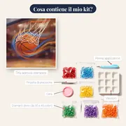 Palla sospesa sulla rete – contenuto del kit