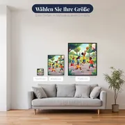 Kinder beim Basketball im Park – verfügbare Größen