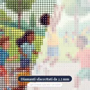 Bambini a basket con scarpe colorate – primo piano dei diamanti