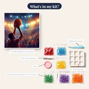 Three-Point Arc Under Stadium Lights – kit contents