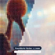 Dreipunktewurf unter Flutlicht – Nahaufnahme der Steine