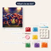 Stadium Scrum Under Floodlights – kit contents