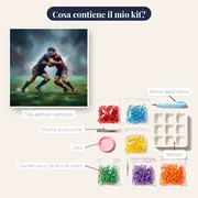 Duello sotto la pioggia – contenuto del kit