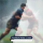 Zweikampf im Regen mit Gischt – Nahaufnahme der Steine