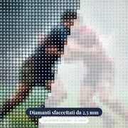Duello sotto la pioggia – primo piano dei diamanti