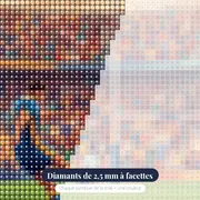 Transformation dans un stade comble – gros plan des diamants