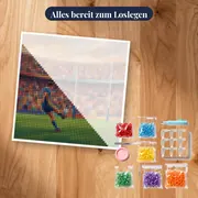 Erhöhungsschuss im vollen Rugby-Stadion – Set bereit zum Loslegen