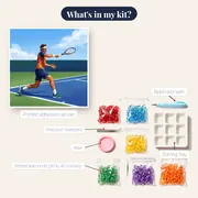 Powerful Forehand Under Blue Sky – kit contents