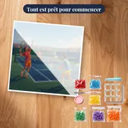 Double Ensoleillé aux Tenues Colorées – kit prêt à commencer