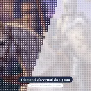 Cavaliere in Armatura Lucente al Castello – primo piano dei diamanti