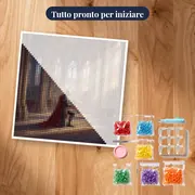Cavaliere in ginocchio nella cattedrale – kit pronto per iniziare