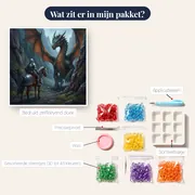 Ridder en draak in de bergpas – inhoud van het pakket