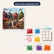 Mittelalterlicher Markt mit Rittern – Inhalt des Sets