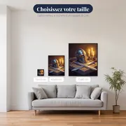 Casque d'acier et épée aux chandelles – tailles disponibles