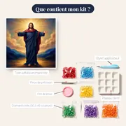 Le Christ aux bras ouverts – contenu du kit