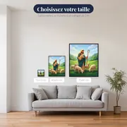 Le Bon Berger et ses agneaux – tailles disponibles