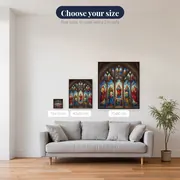 Cathedral Stained Glass Saints Window – available sizes