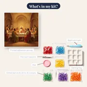 The Last Supper in Warm Light – kit contents