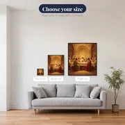 The Last Supper in Warm Light – available sizes