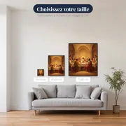 La Cène aux tons chauds – tailles disponibles