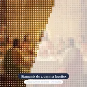 La Cène aux tons chauds – gros plan des diamants