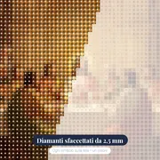 L'Ultima Cena in Toni Caldi – primo piano dei diamanti