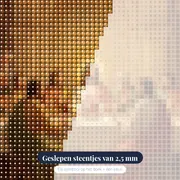 Het Laatste Avondmaal in Warme Tinten – close-up van de steentjes