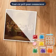 La Cène aux tons chauds – kit prêt à commencer