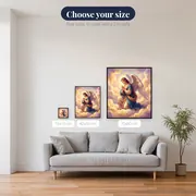 Praying Angel in Clouds of Light – available sizes