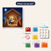 Nativity Under the Guiding Star – kit contents