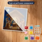 Nativité sous la grande étoile – kit prêt à commencer