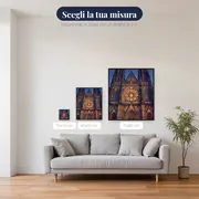Cattedrale Gotica con Rosone Luminoso – misure disponibili