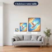 Colombe à la branche d'olivier – tailles disponibles