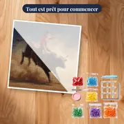 Cavalier de rodéo dans la poussière – kit prêt à commencer
