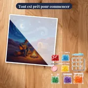 Veillée étoilée du cow-boy à la guitare – kit prêt à commencer