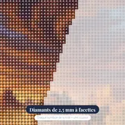 Diligence dans le désert sous un ciel dramatique – gros plan des diamants