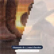 Bottes, selle et chapeau à l'aube – gros plan des diamants