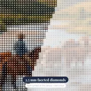Cattle Drive Across the River – diamond close-up