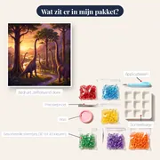 Brachiosauruskudde bij zonsopgang – inhoud van het pakket