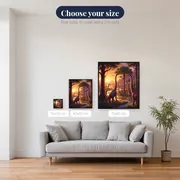 Brachiosaurus Herd Feeding at Sunrise – available sizes