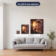 Brachiosauri all'alba tra gli alberi – misure disponibili