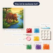 Triceratops-Mutter mit Baby am Fluss – Inhalt des Sets